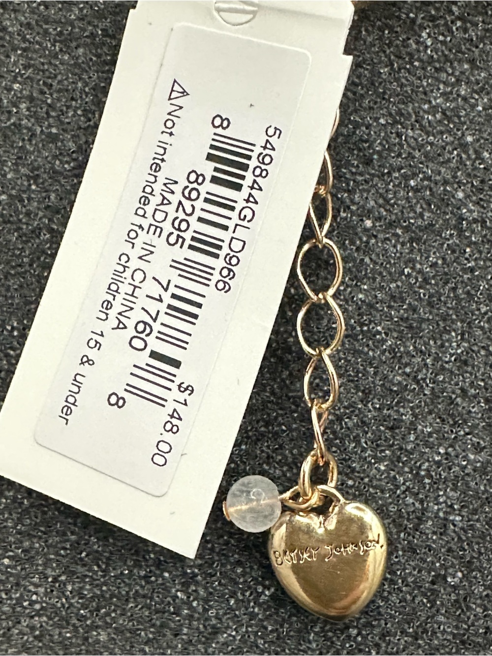 Betsey Johnson Halloween Charm Rhinestone Necklace & Matching Bracelet - Picture 8 of 11